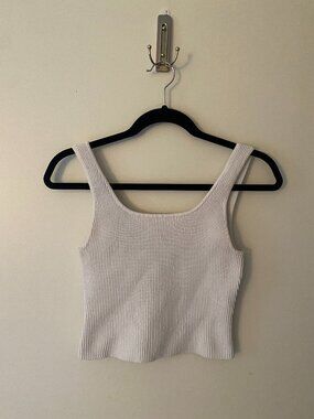 Quince ribbed crop top